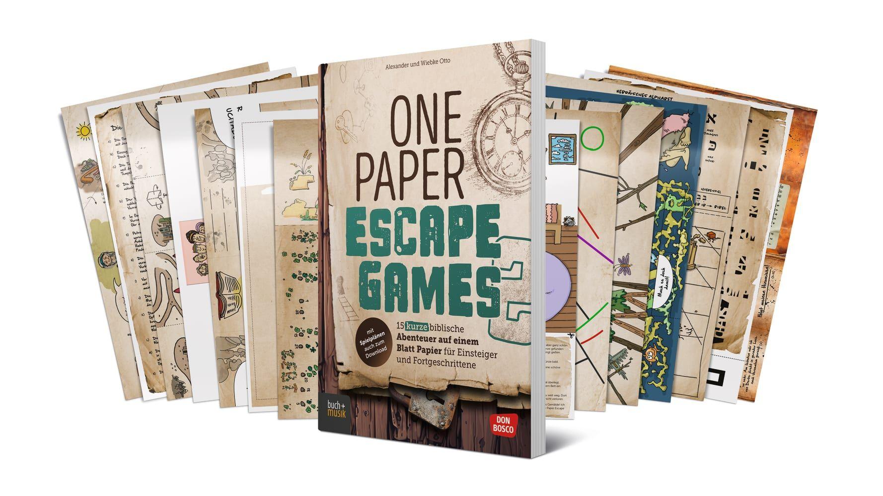 Beispielinhalt (Bild) One Paper Escape Games 2