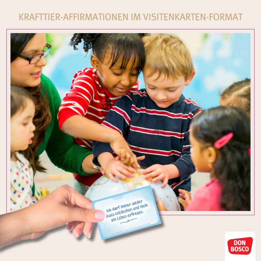 Beispielinhalt (Bild) Krafttier-Affirmationen für Kinder