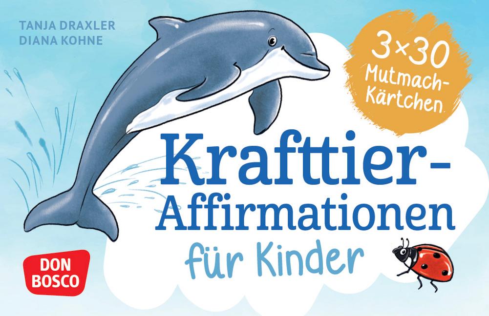 Vorderes Coverbild Krafttier-Affirmationen für Kinder
