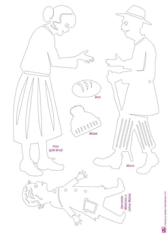 Beispielinhalt (Bild) Sterntaler