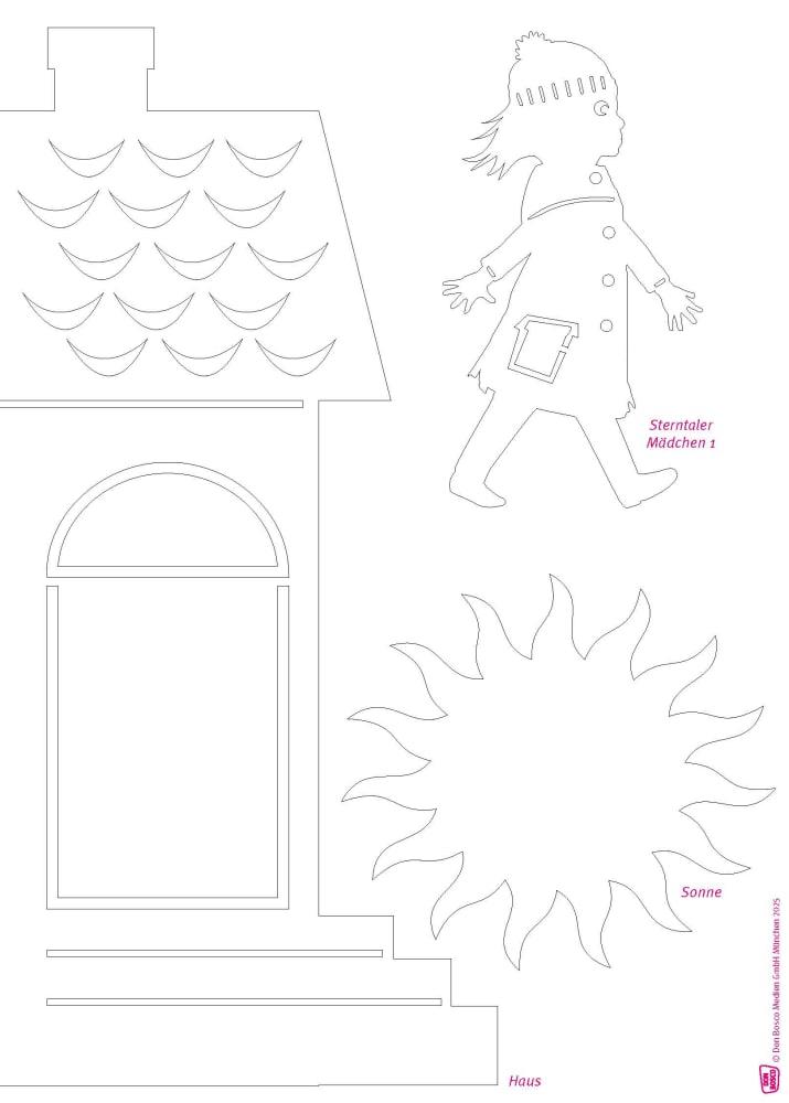 Beispielinhalt (Bild) Sterntaler