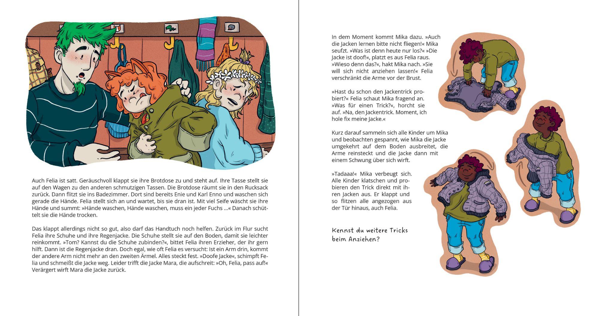 Beispielinhalt (Bild) Felia Fuchs - Im Kindergarten