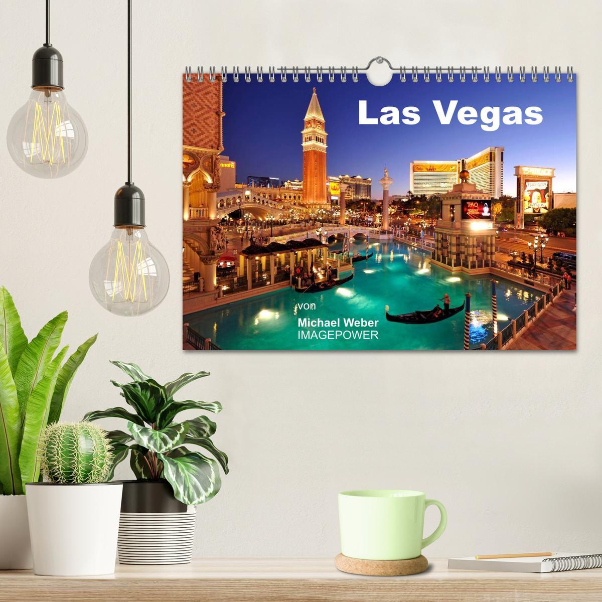 Beispielinhalt (Bild) Las Vegas (Wandkalender 2026 DIN A4 quer), CALVENDO Monatskalender