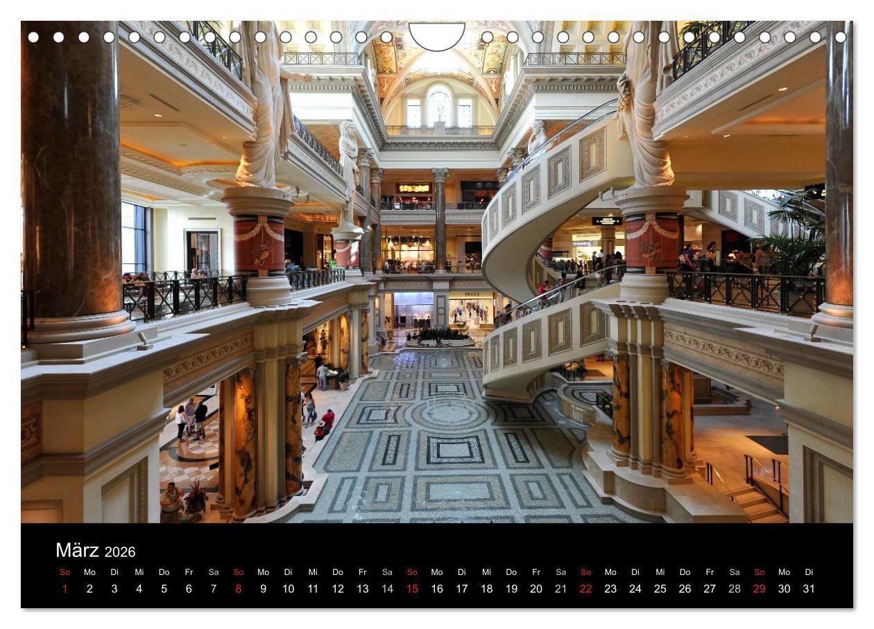 Beispielinhalt (Bild) Las Vegas (Wandkalender 2026 DIN A4 quer), CALVENDO Monatskalender
