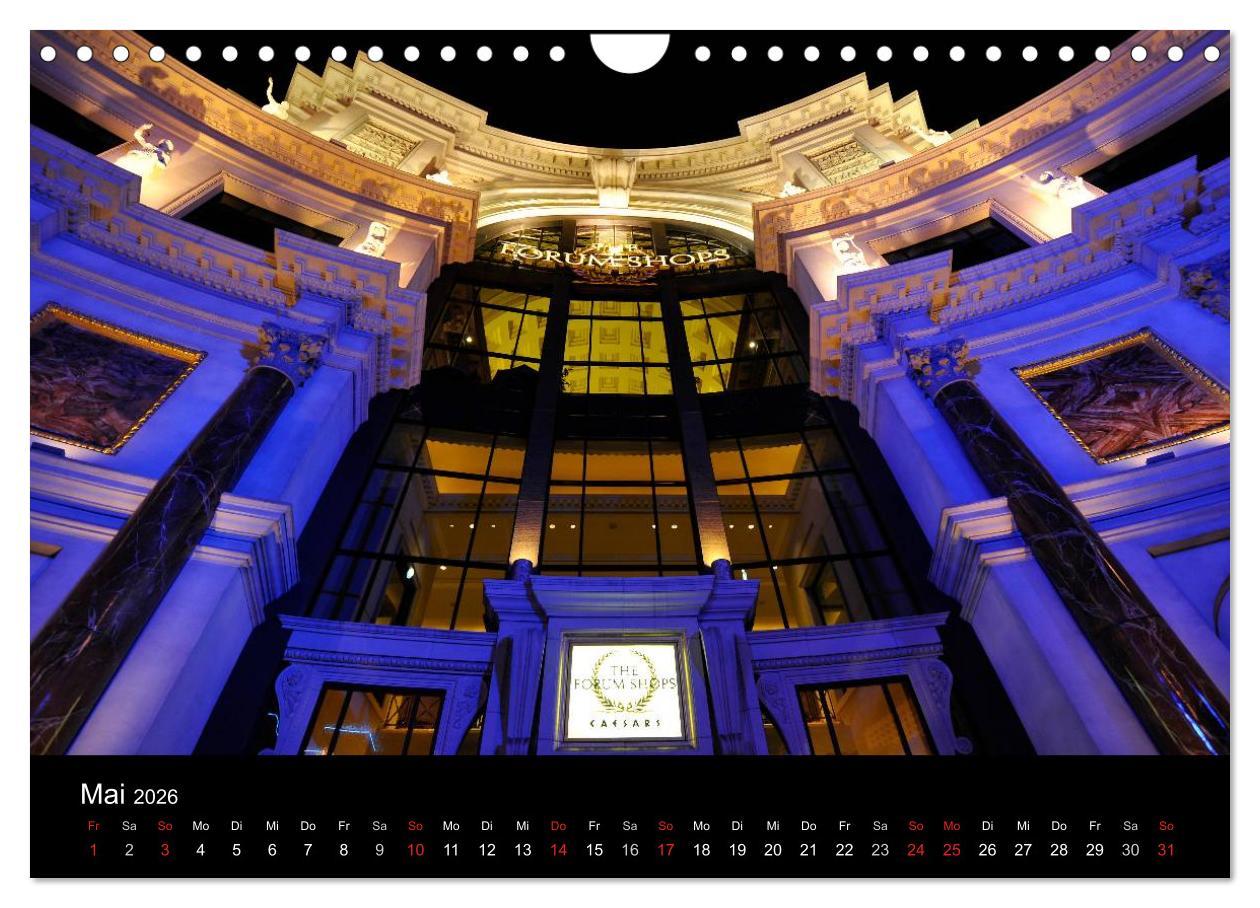 Beispielinhalt (Bild) Las Vegas (Wandkalender 2026 DIN A4 quer), CALVENDO Monatskalender