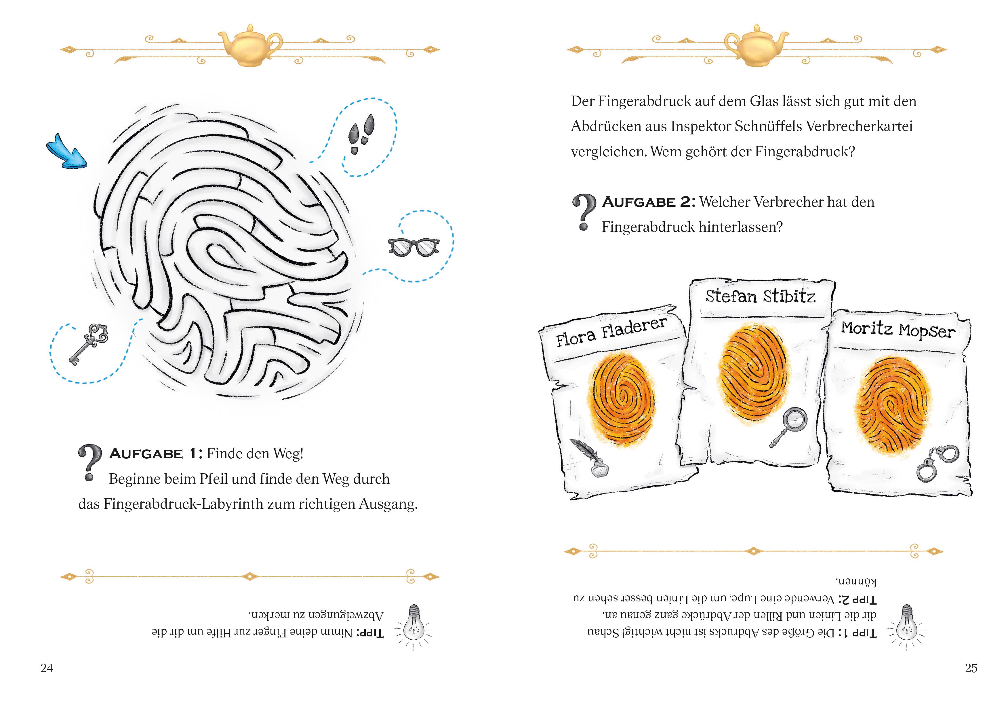 Beispielinhalt (Bild) Inspektor Schnüffel Escape-Krimi