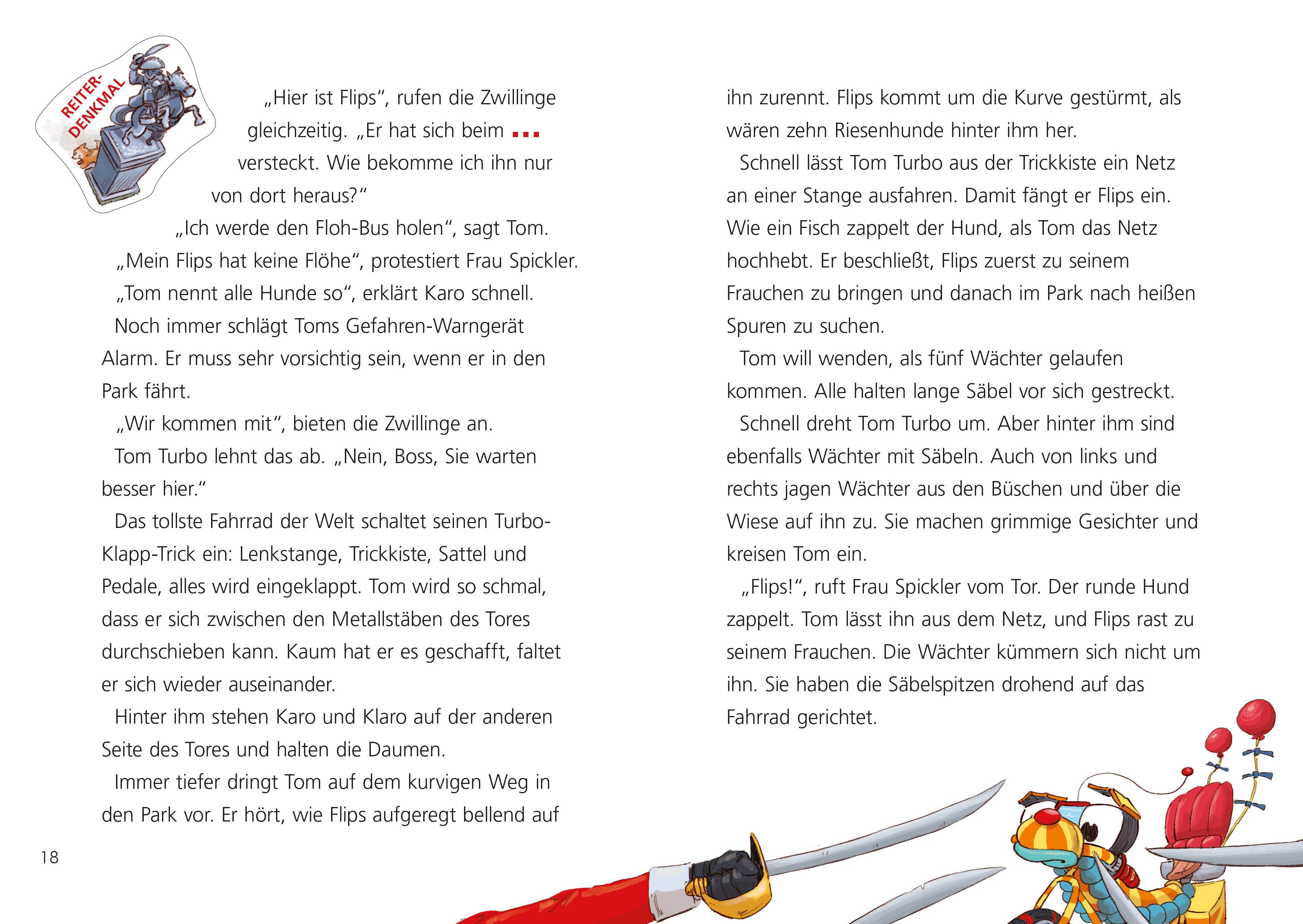 Beispielinhalt (Bild) Tom Turbo: Das Geheimnis der Weihnachtsburg