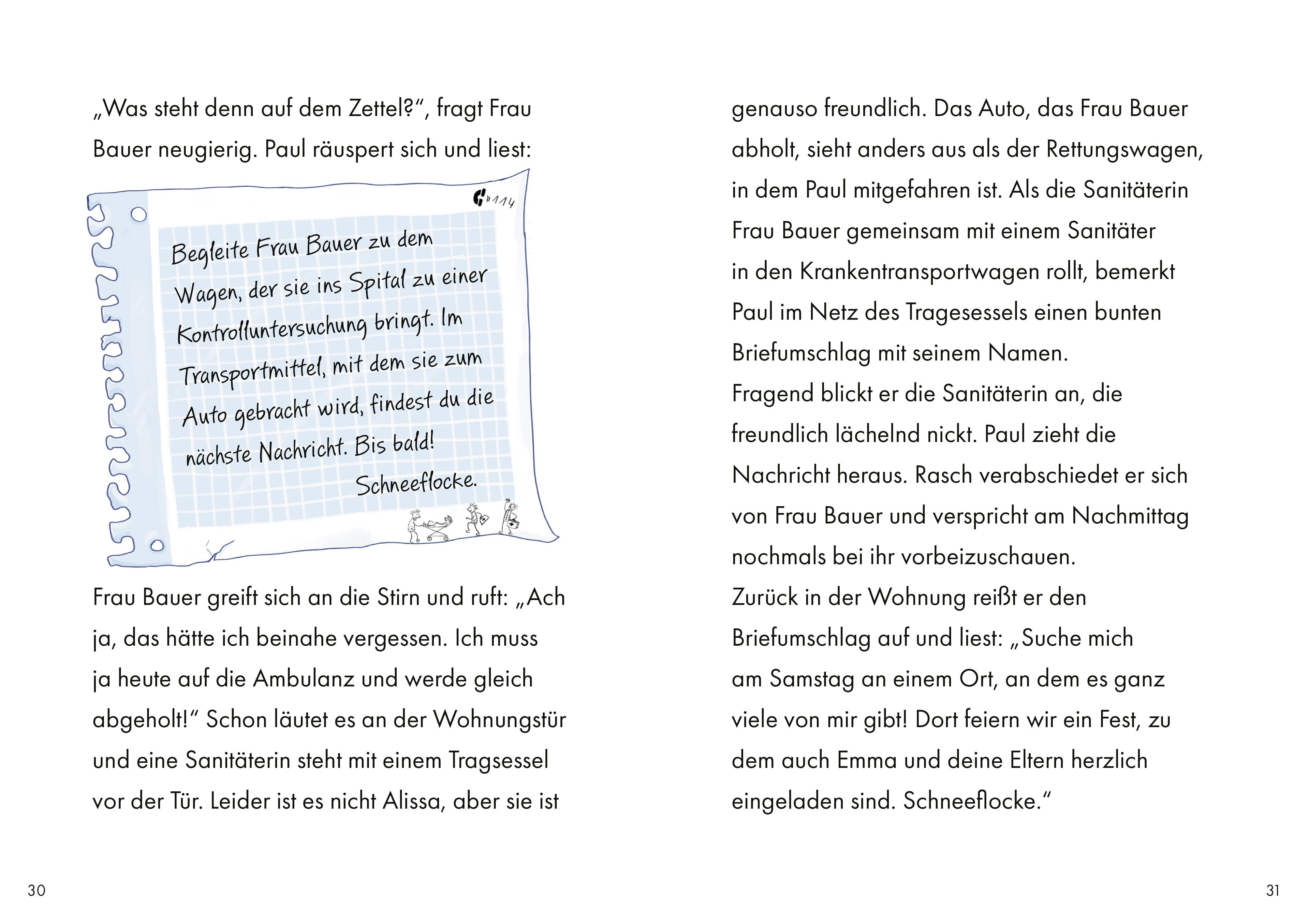 Beispielinhalt (Bild) Folge der Spur ... auf Rettungsmission