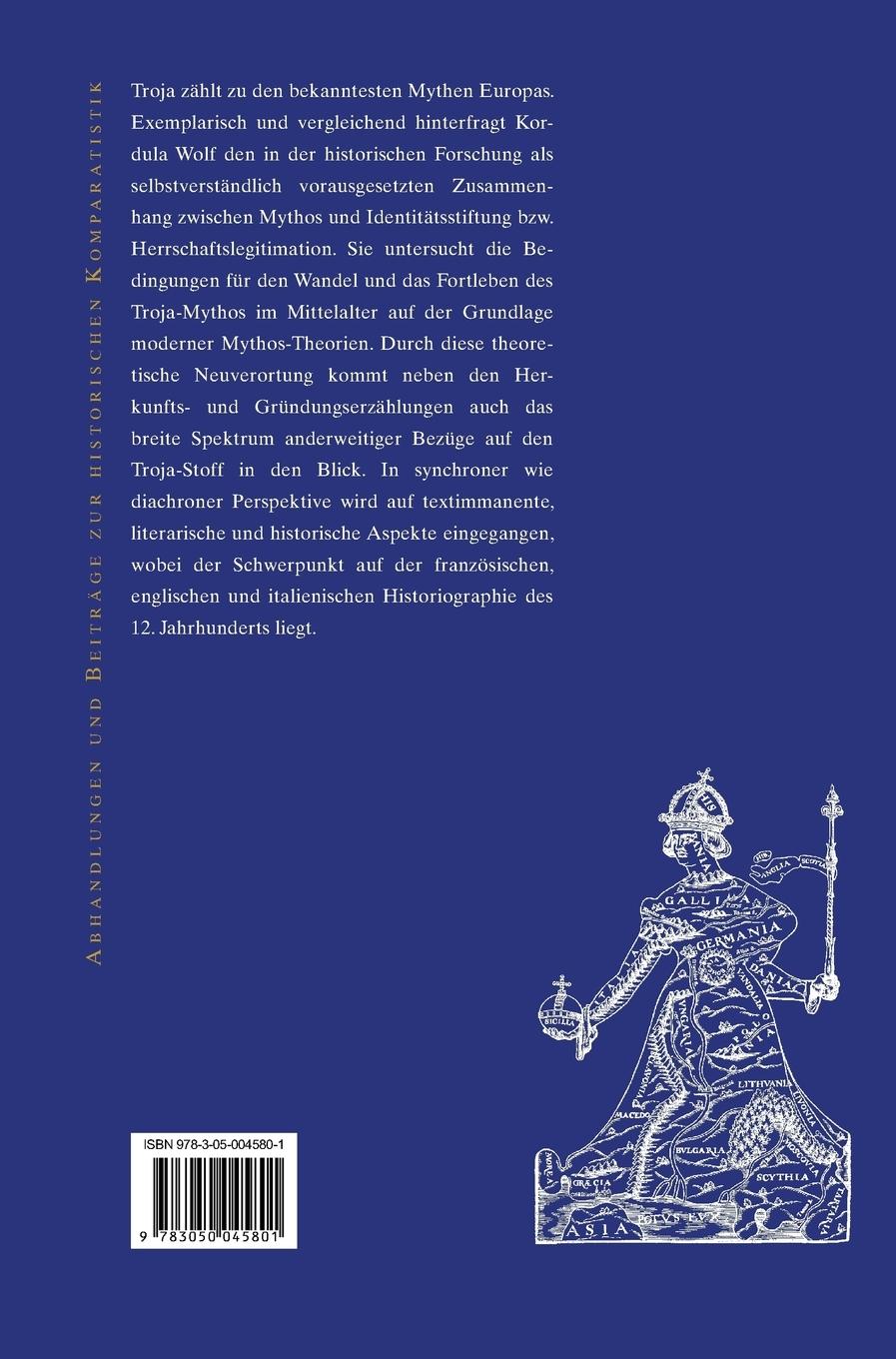 Rückseitencover Troja - Metamorphosen eines Mythos