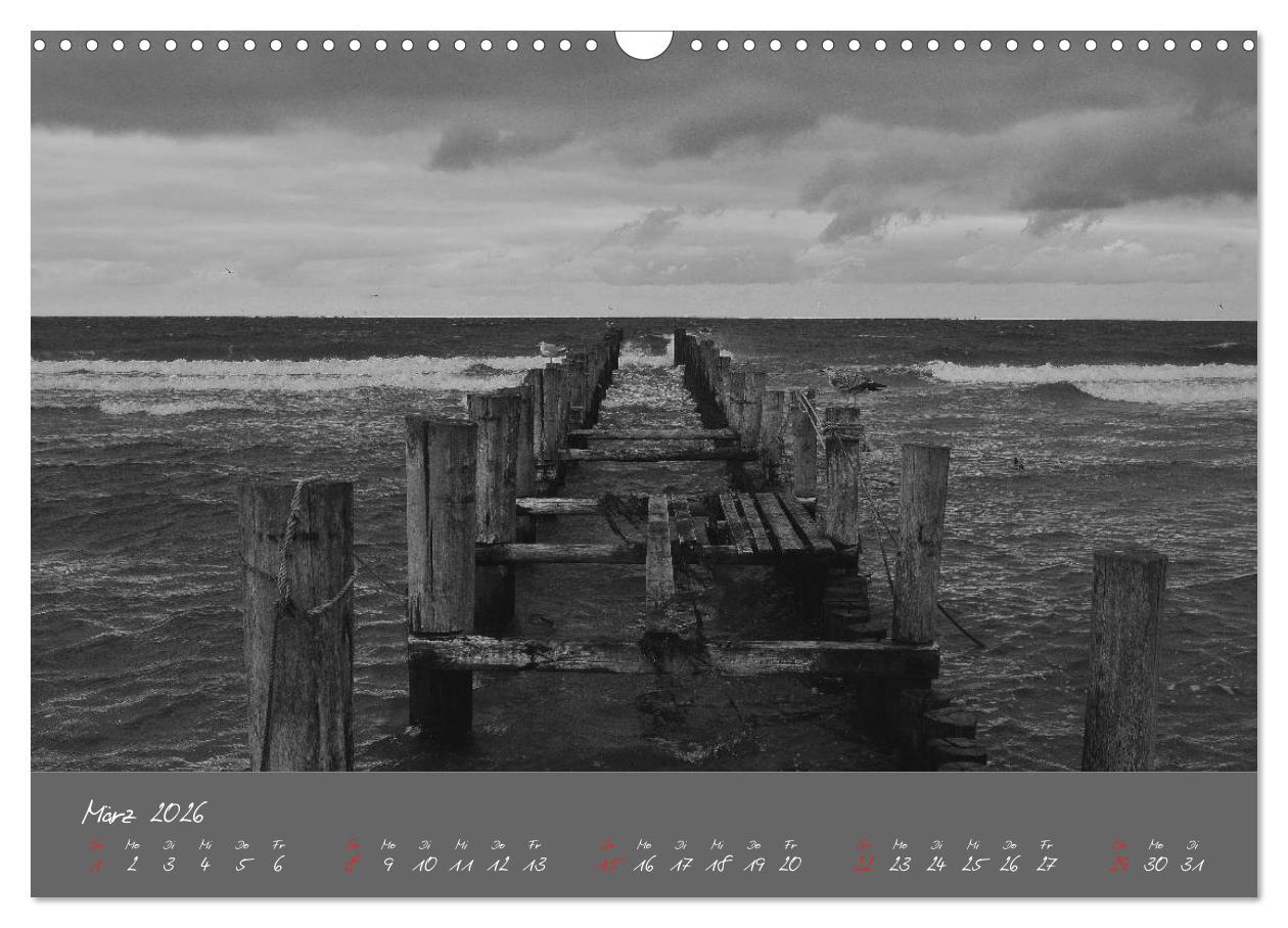 Beispielinhalt (Bild) Wege zum Meer (Wandkalender 2026 DIN A3 quer), CALVENDO Monatskalender