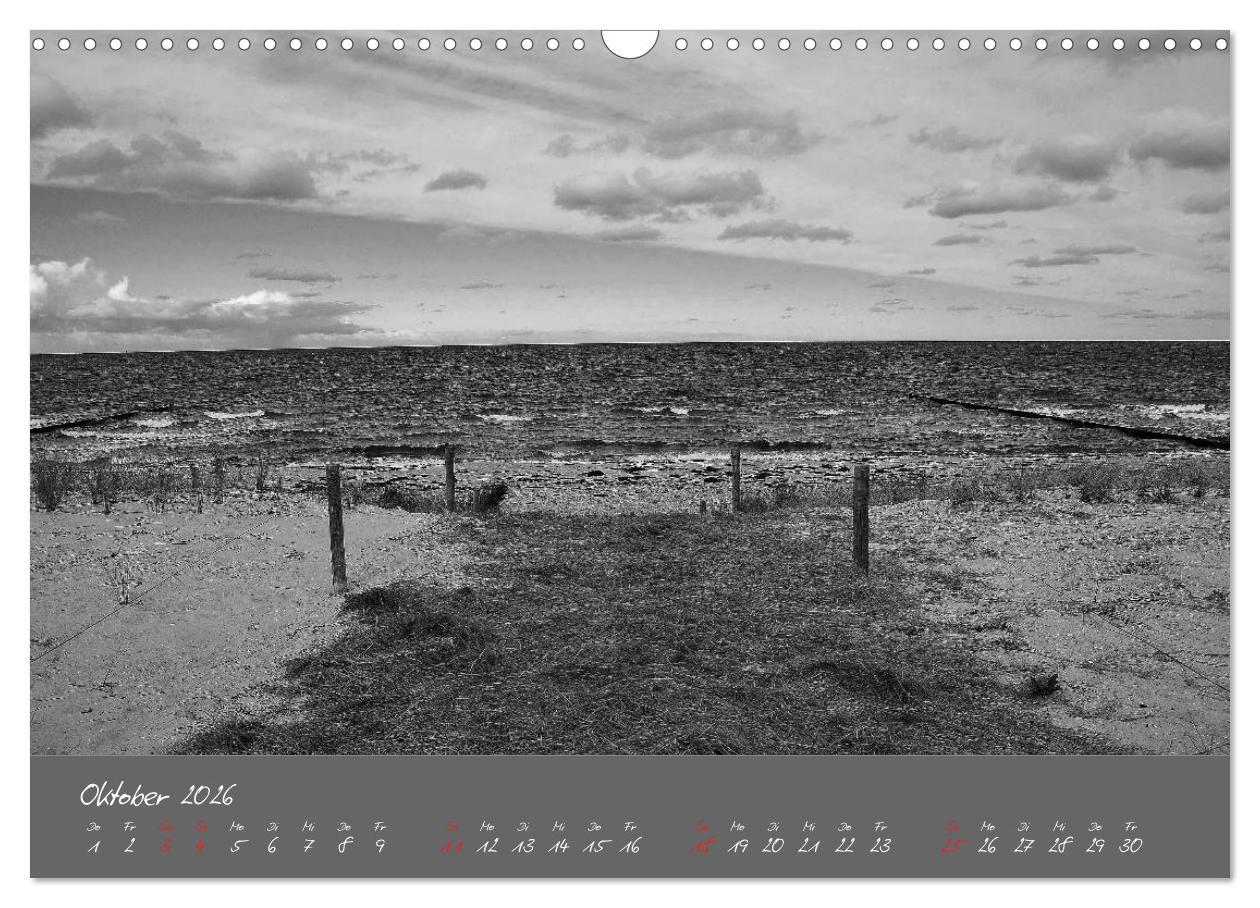 Beispielinhalt (Bild) Wege zum Meer (Wandkalender 2026 DIN A3 quer), CALVENDO Monatskalender