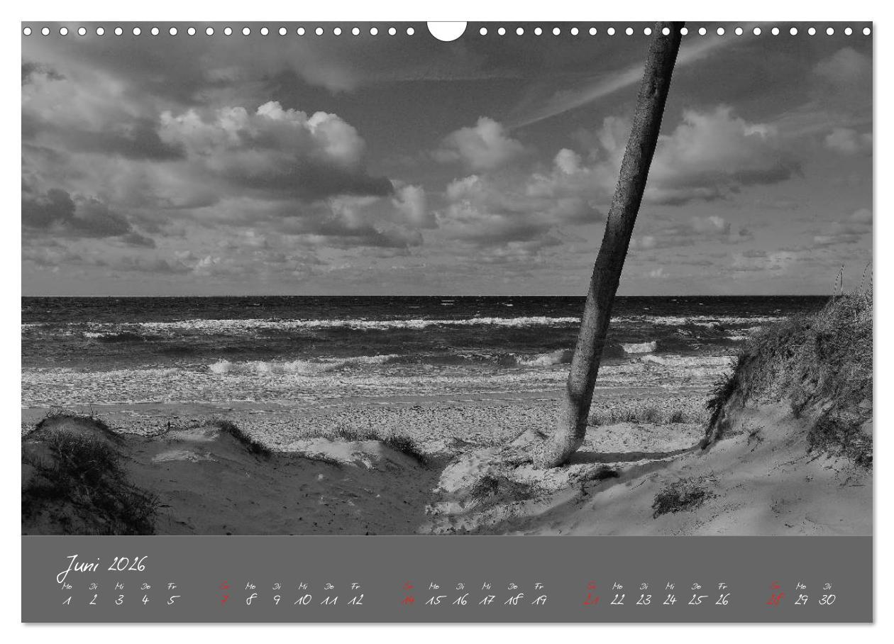 Beispielinhalt (Bild) Wege zum Meer (Wandkalender 2026 DIN A3 quer), CALVENDO Monatskalender