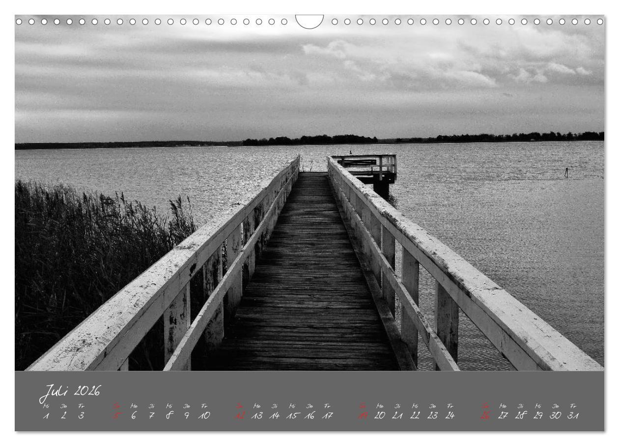 Beispielinhalt (Bild) Wege zum Meer (Wandkalender 2026 DIN A3 quer), CALVENDO Monatskalender