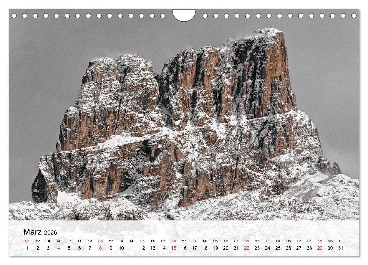 Beispielinhalt (Bild) Alpen (Wandkalender 2026 DIN A4 quer), CALVENDO Monatskalender