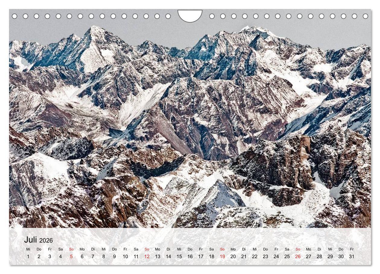 Beispielinhalt (Bild) Alpen (Wandkalender 2026 DIN A4 quer), CALVENDO Monatskalender
