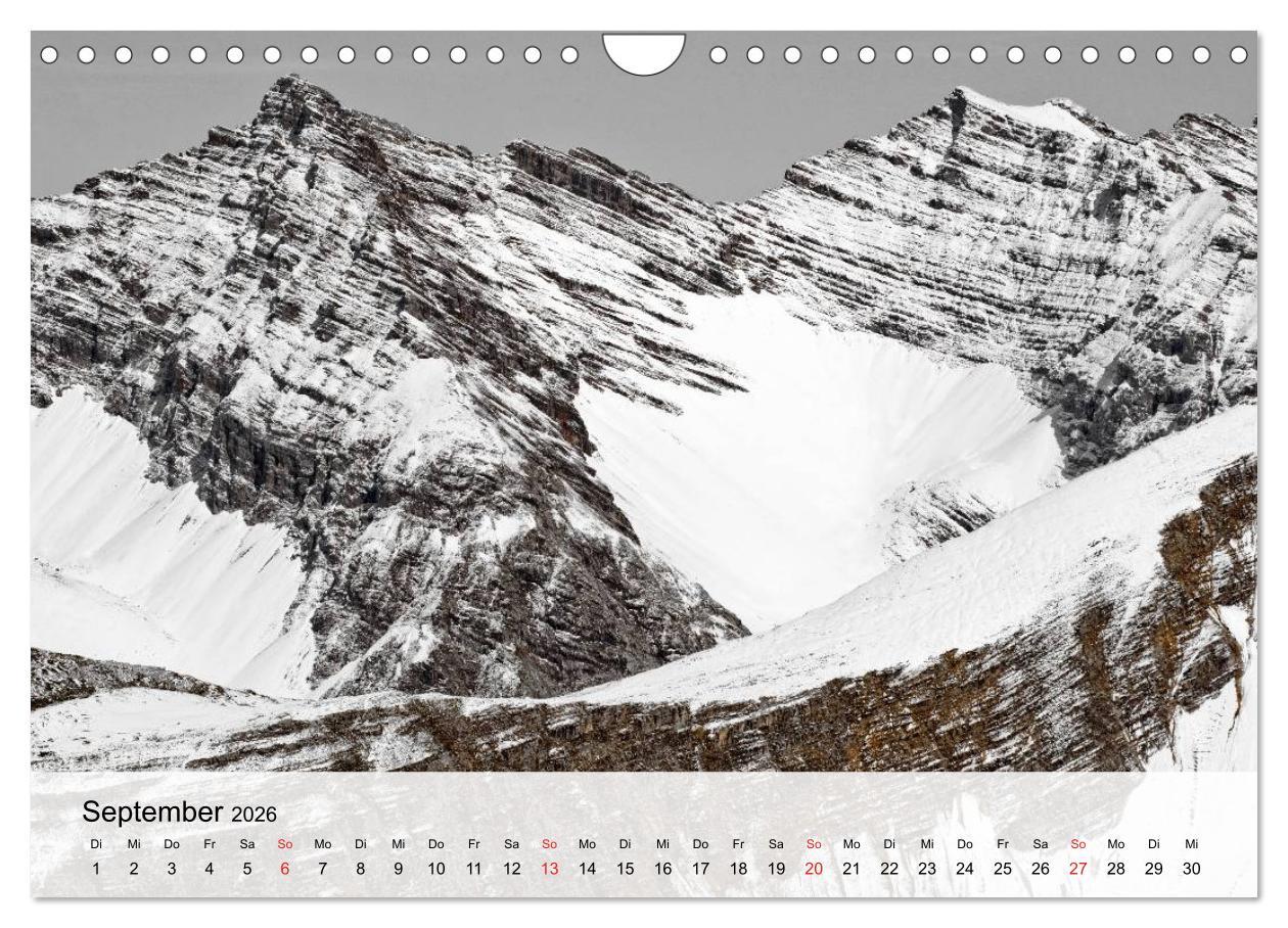 Beispielinhalt (Bild) Alpen (Wandkalender 2026 DIN A4 quer), CALVENDO Monatskalender