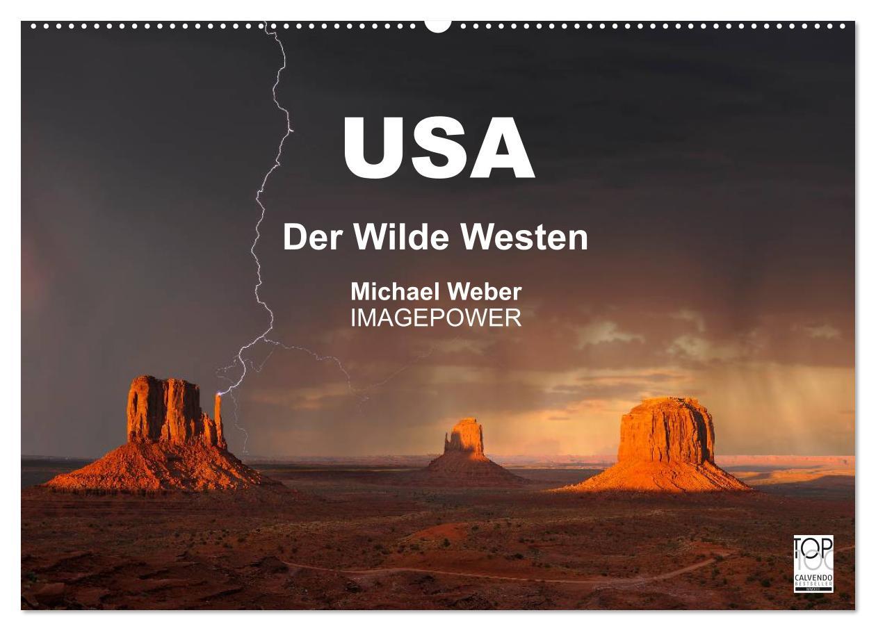 Vorderes Coverbild USA - Der Wilde Westen (Wandkalender 2026 DIN A2 quer), CALVENDO Monatskalender