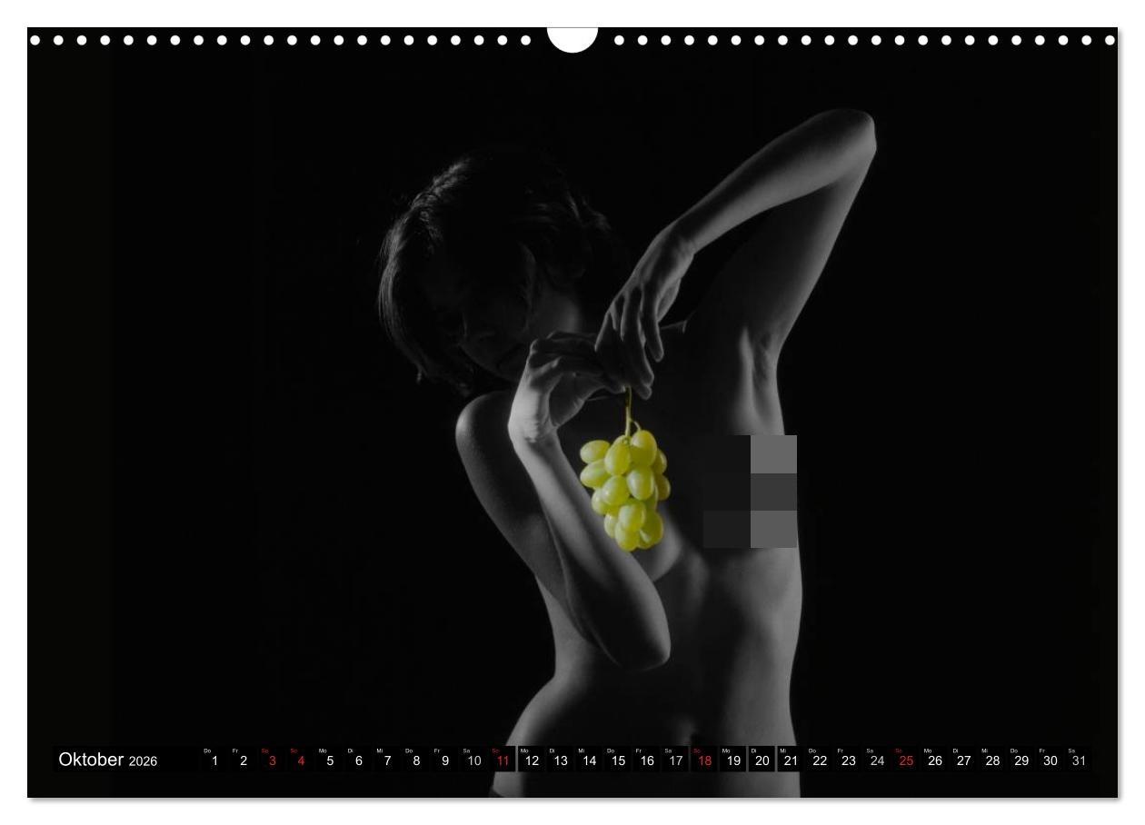 Beispielinhalt (Bild) Fruit Nudes 2026 (Wandkalender 2026 DIN A3 quer), CALVENDO Monatskalender