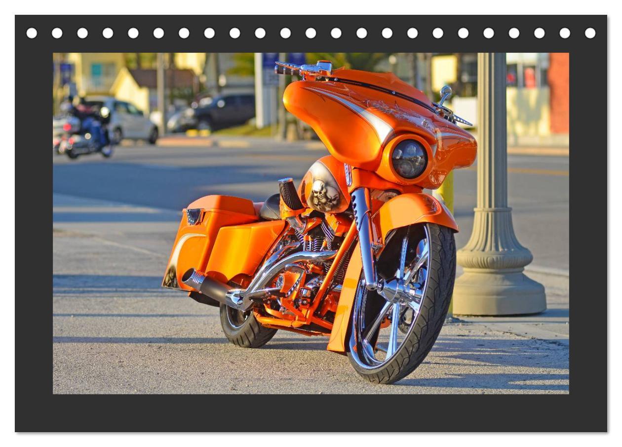 Vorderes Coverbild BEST OF HARLEY-DAVIDSON BAGGER-STYLE (Tischkalender 2026 DIN A5 quer), CALVENDO Monatskalender