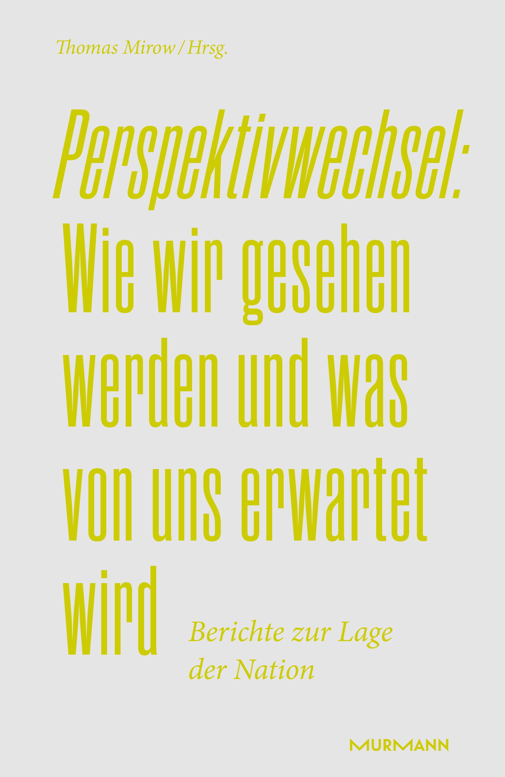 Vorderes Coverbild Perspektivwechsel: Wie wir gesehen werden und was von uns erwartet wird.