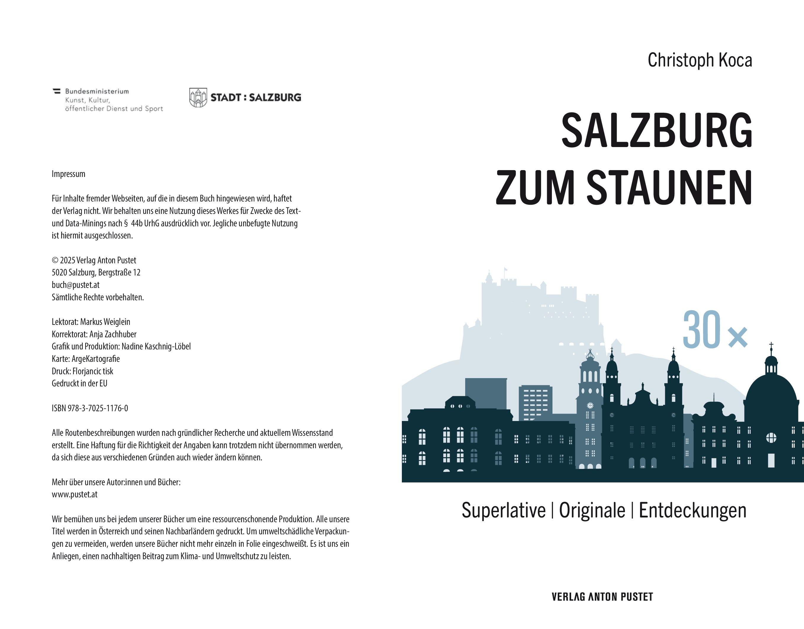 Beispielinhalt (Bild) 30 x Salzburg zum Staunen