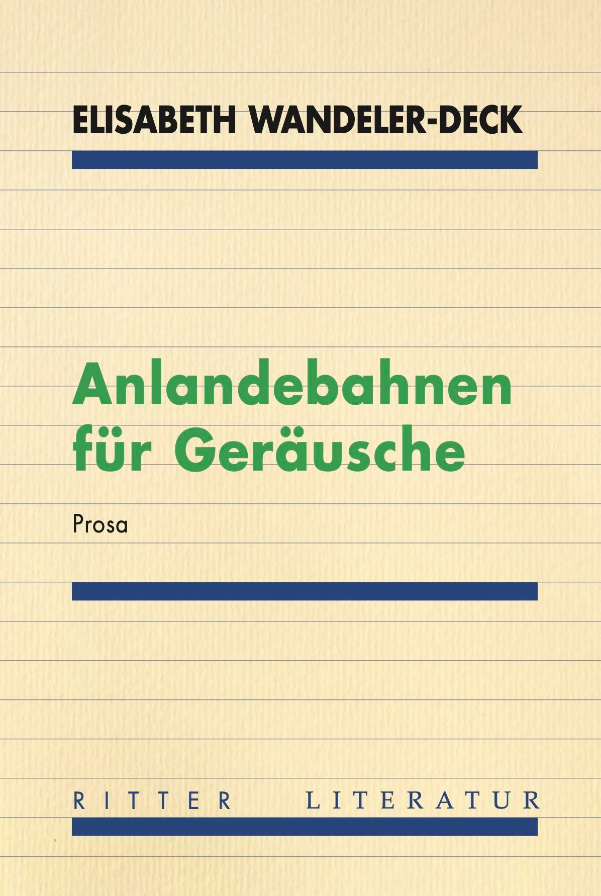 Vorderes Coverbild Anlandebahnen für Geräusche