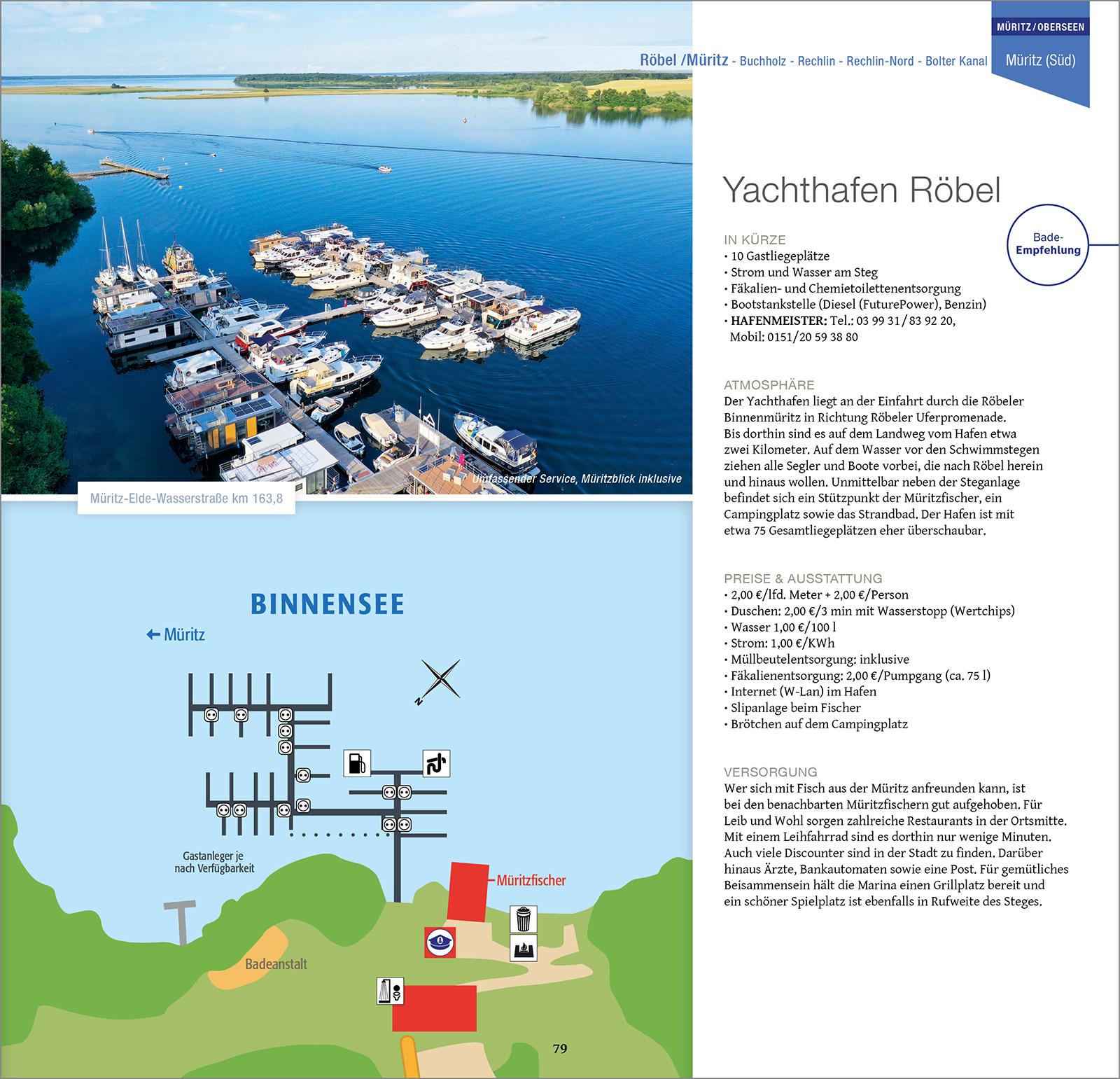 Beispielinhalt (Bild) Hafenführer für Hausboote
