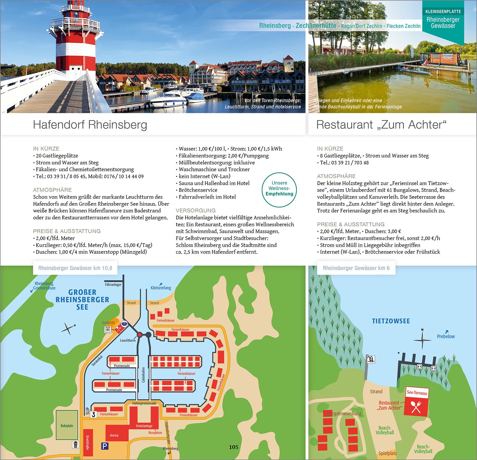 Beispielinhalt (Bild) Hafenführer für Hausboote