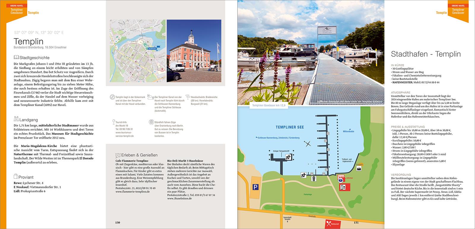 Beispielinhalt (Bild) Hafenführer für Hausboote