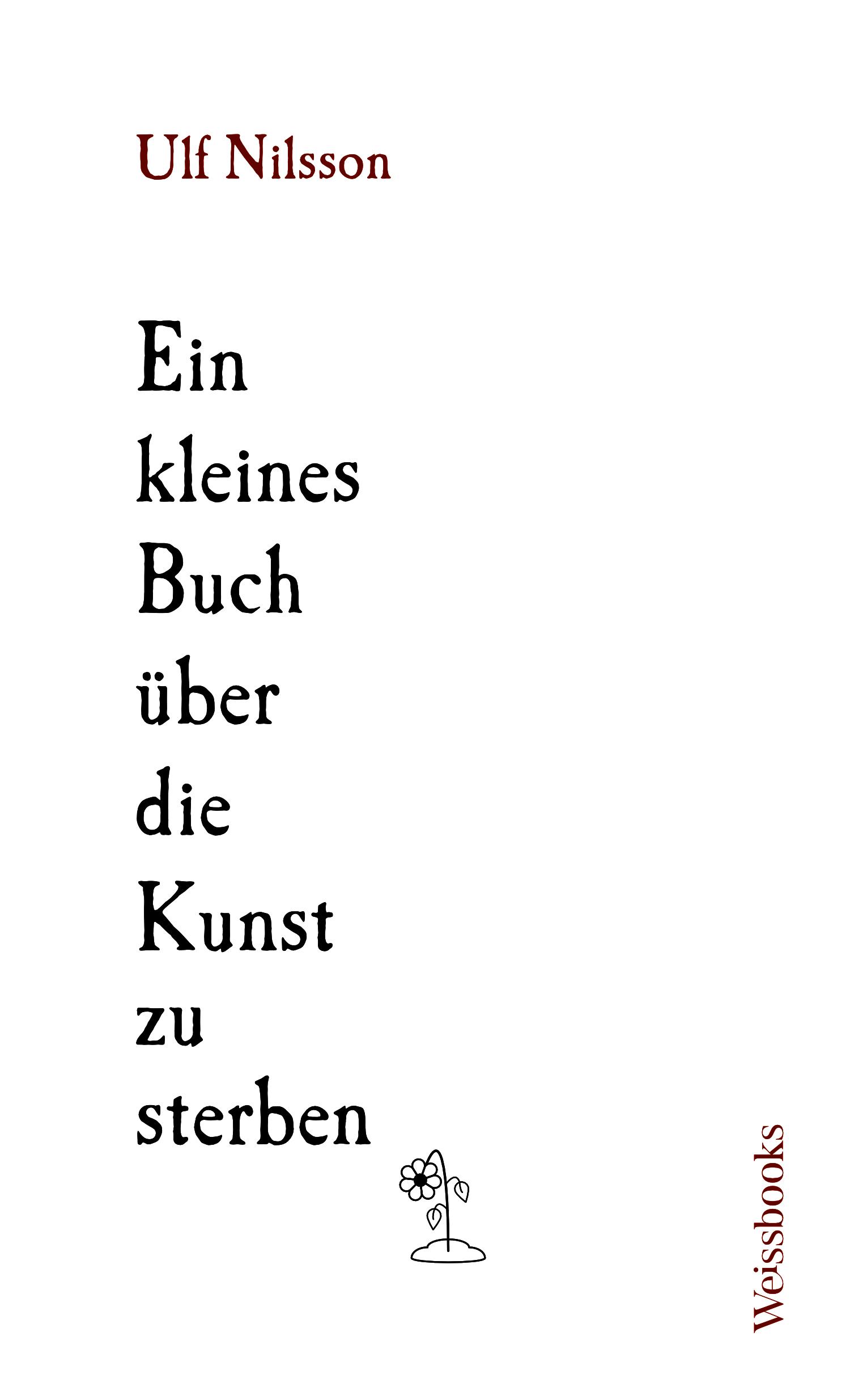 Vorderes Coverbild Ein Kleines Buch über die Kunst zu sterben