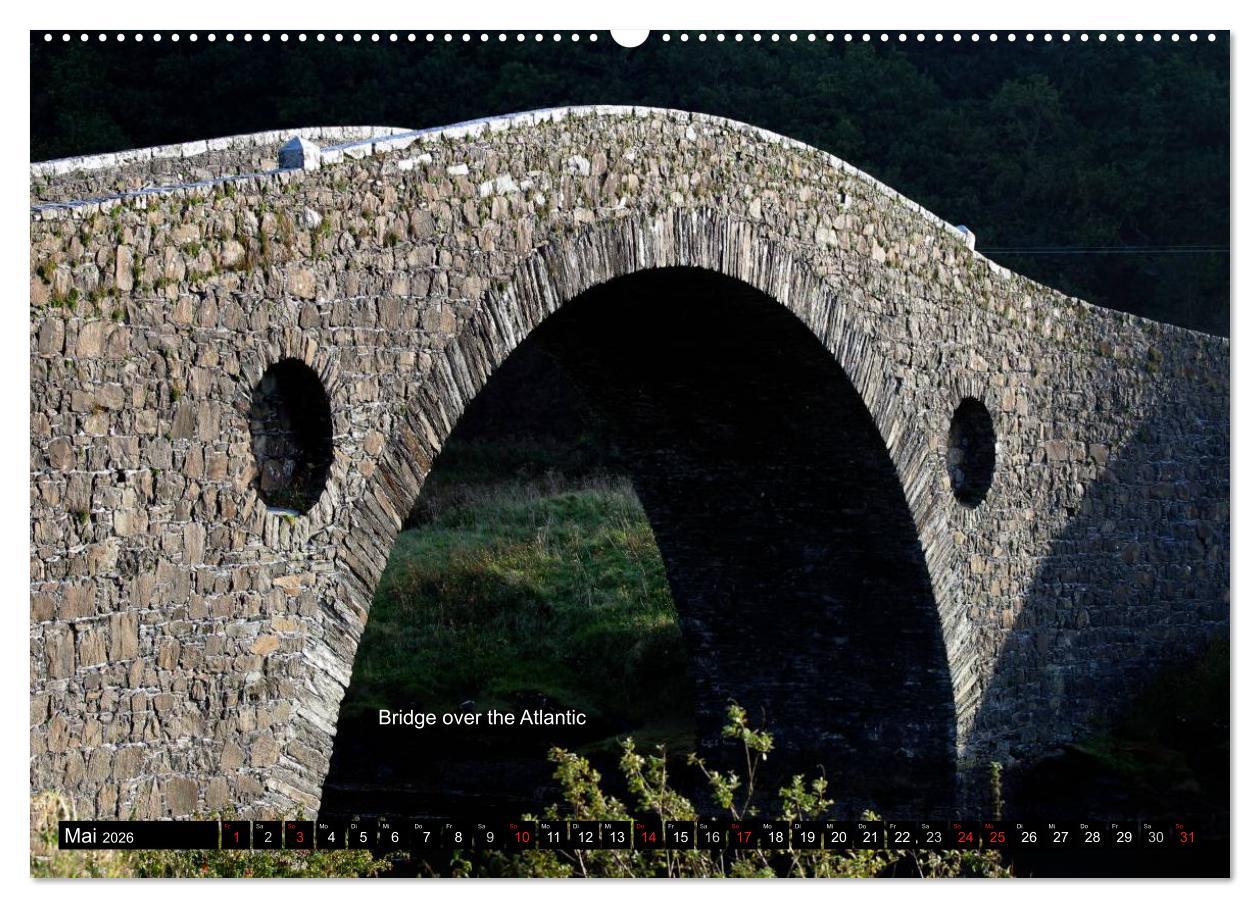 Beispielinhalt (Bild) Schottland und Edinburgh (hochwertiger Premium Wandkalender 2026 DIN A2 quer), Kunstdruck in Hochglanz