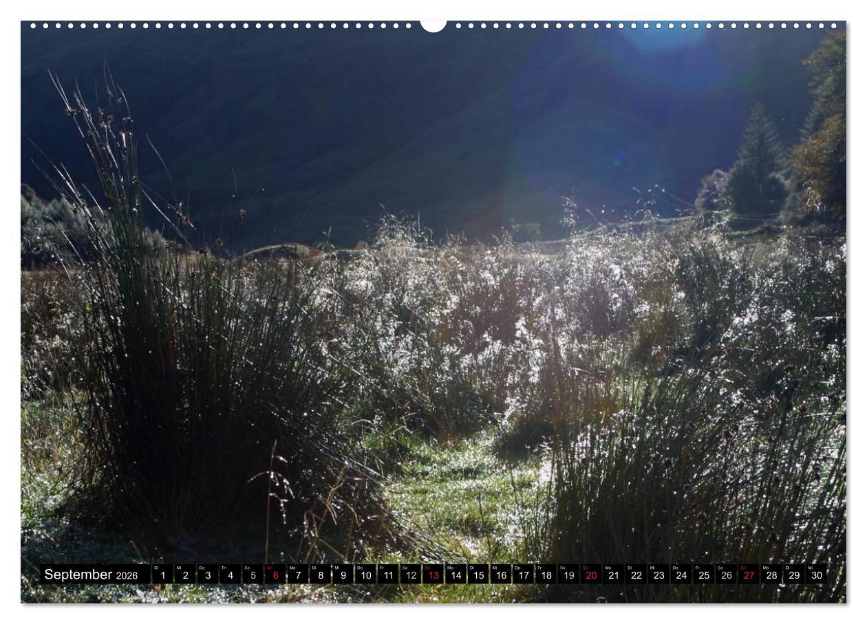 Beispielinhalt (Bild) Schottland und Edinburgh (hochwertiger Premium Wandkalender 2026 DIN A2 quer), Kunstdruck in Hochglanz