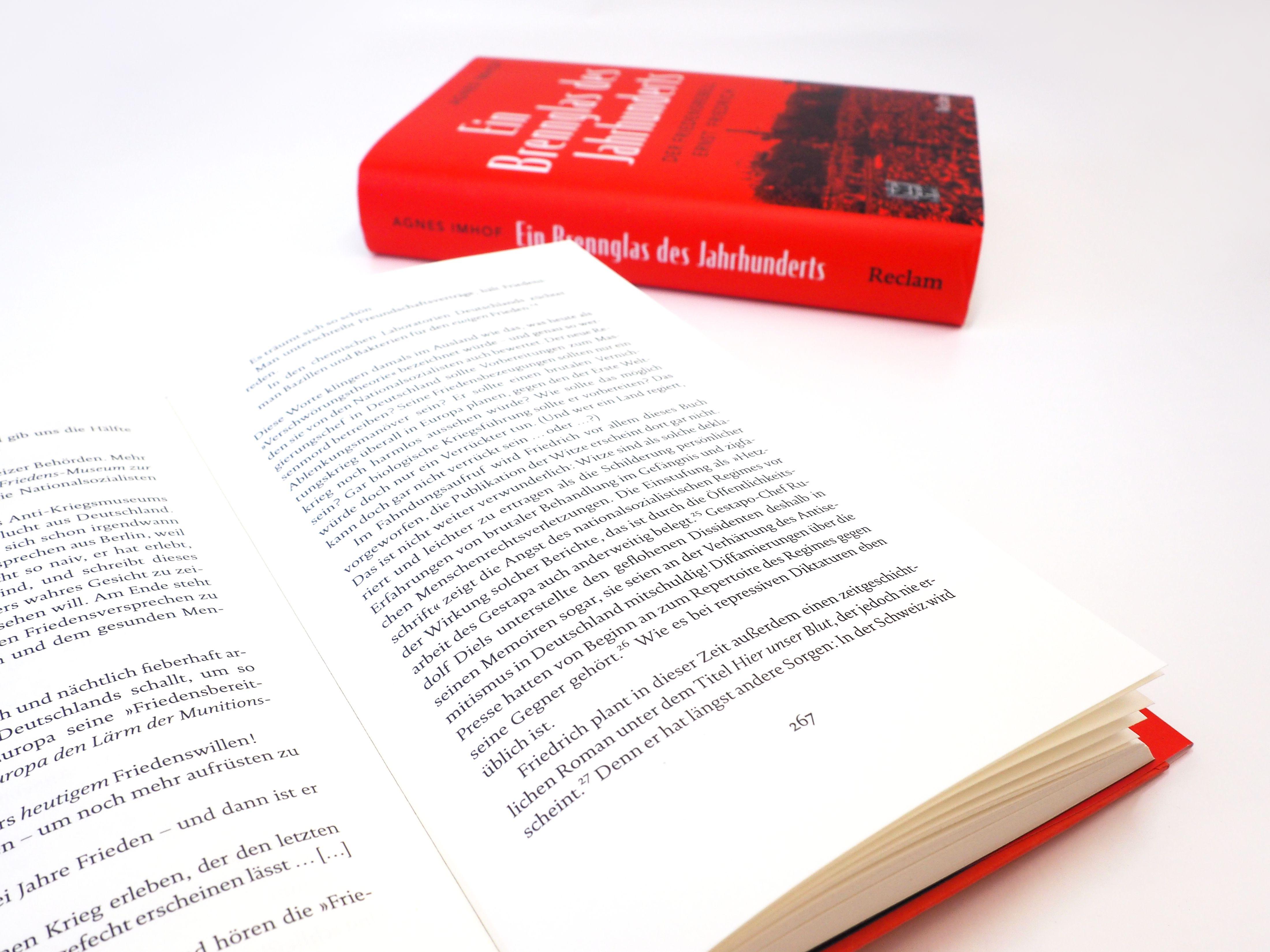 Beispielinhalt (Bild) Ein Brennglas des Jahrhunderts. Der Friedensrebell Ernst Friedrich