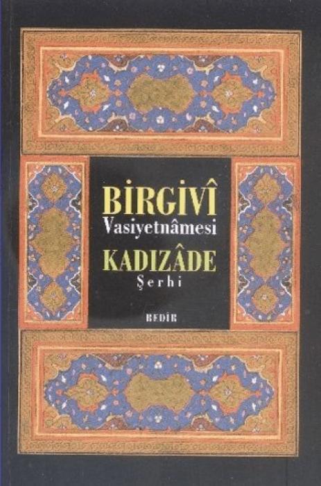 Vorderes Coverbild Birgivi Vasiyetnamesi Kadizade Serhi