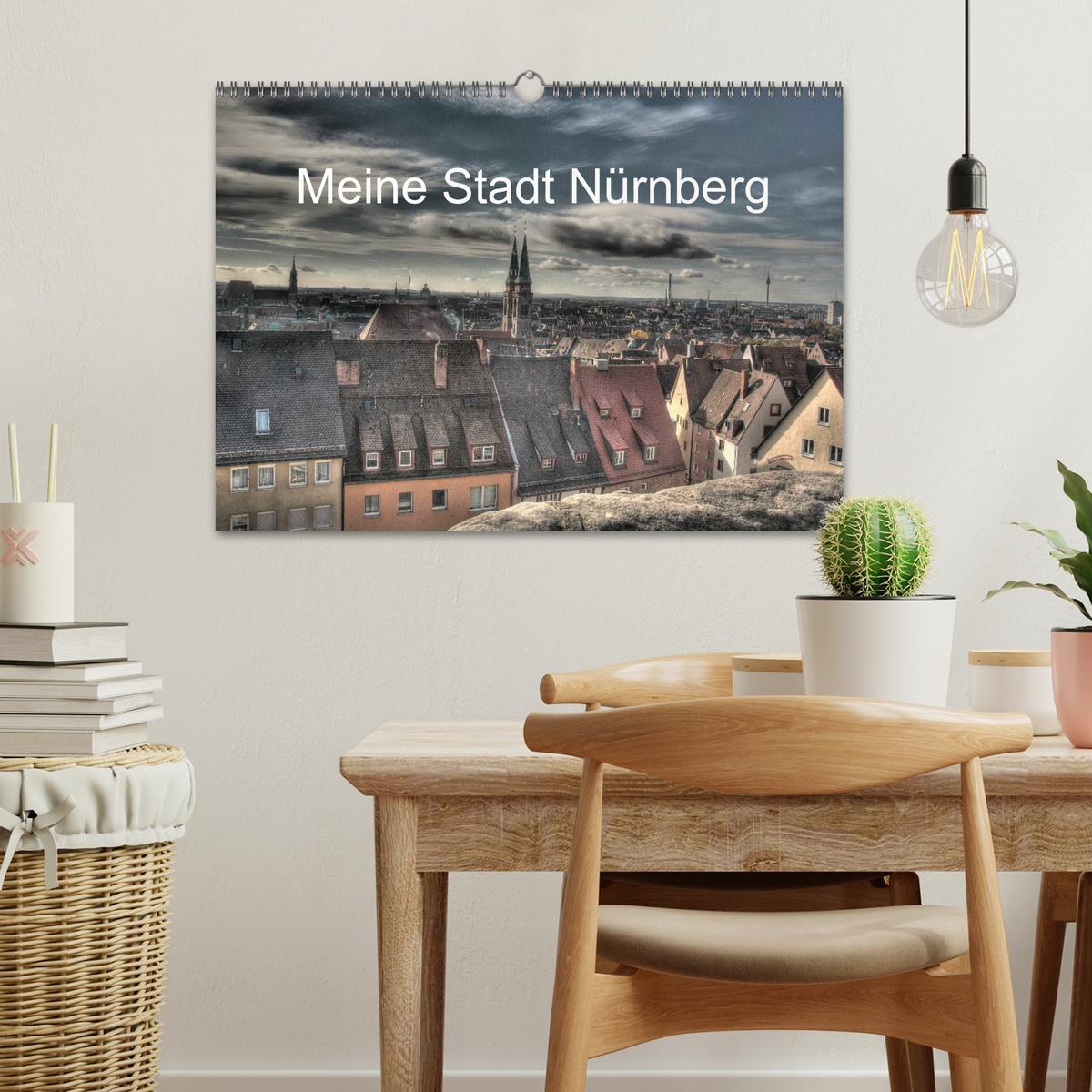 Beispielinhalt (Bild) Meine Stadt Nürnberg 2026 (Wandkalender 2026 DIN A3 quer), CALVENDO Monatskalender