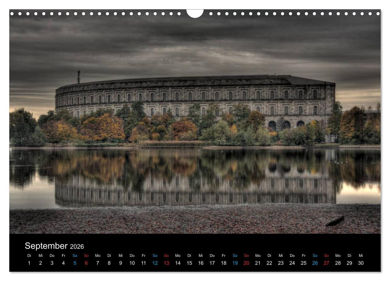 Beispielinhalt (Bild) Meine Stadt Nürnberg 2026 (Wandkalender 2026 DIN A3 quer), CALVENDO Monatskalender