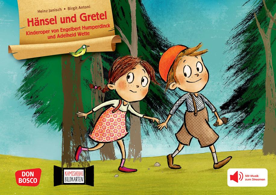 Vorderes Coverbild Hänsel und Gretel. Kamishibai Bildkartenset