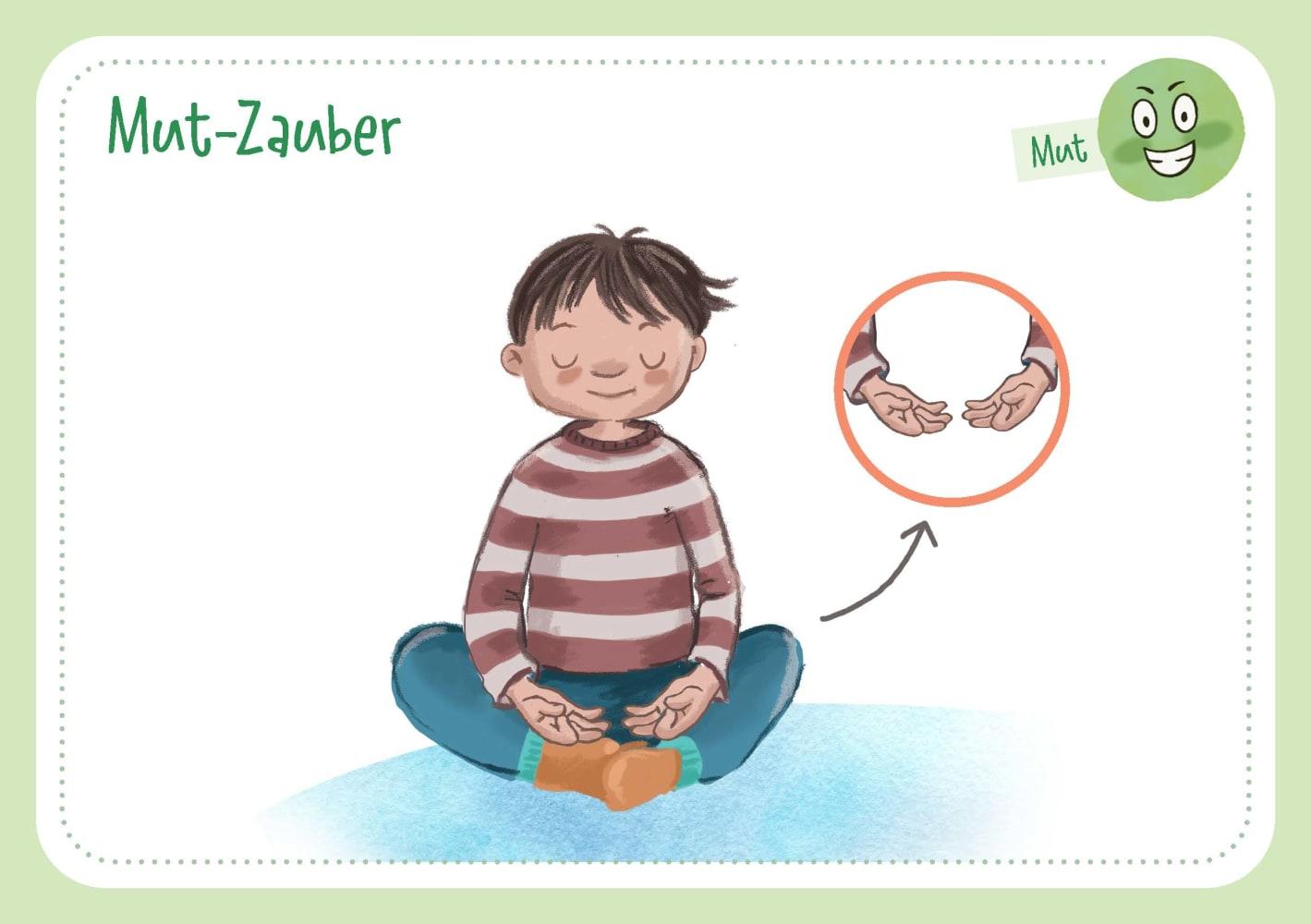 Beispielinhalt (Bild) Gefühle in Balance mit Kinderyoga