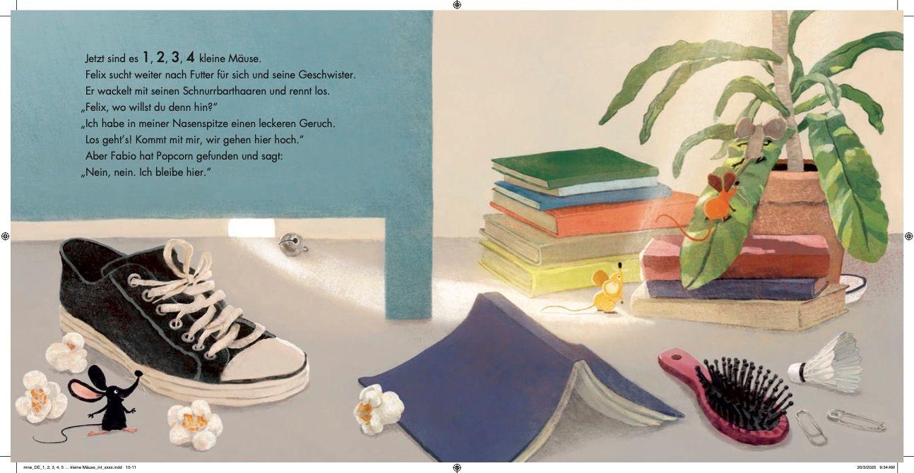 Beispielinhalt (Bild) 1, 2, 3, 4, 5...kleine Mäuse