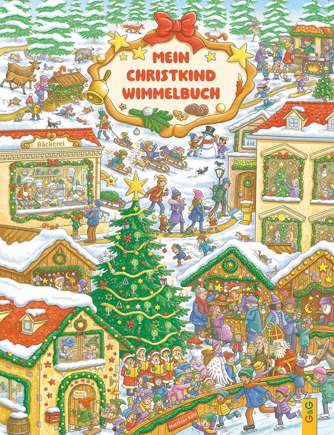Vorderes Coverbild Mein Christkind-Wimmelbuch