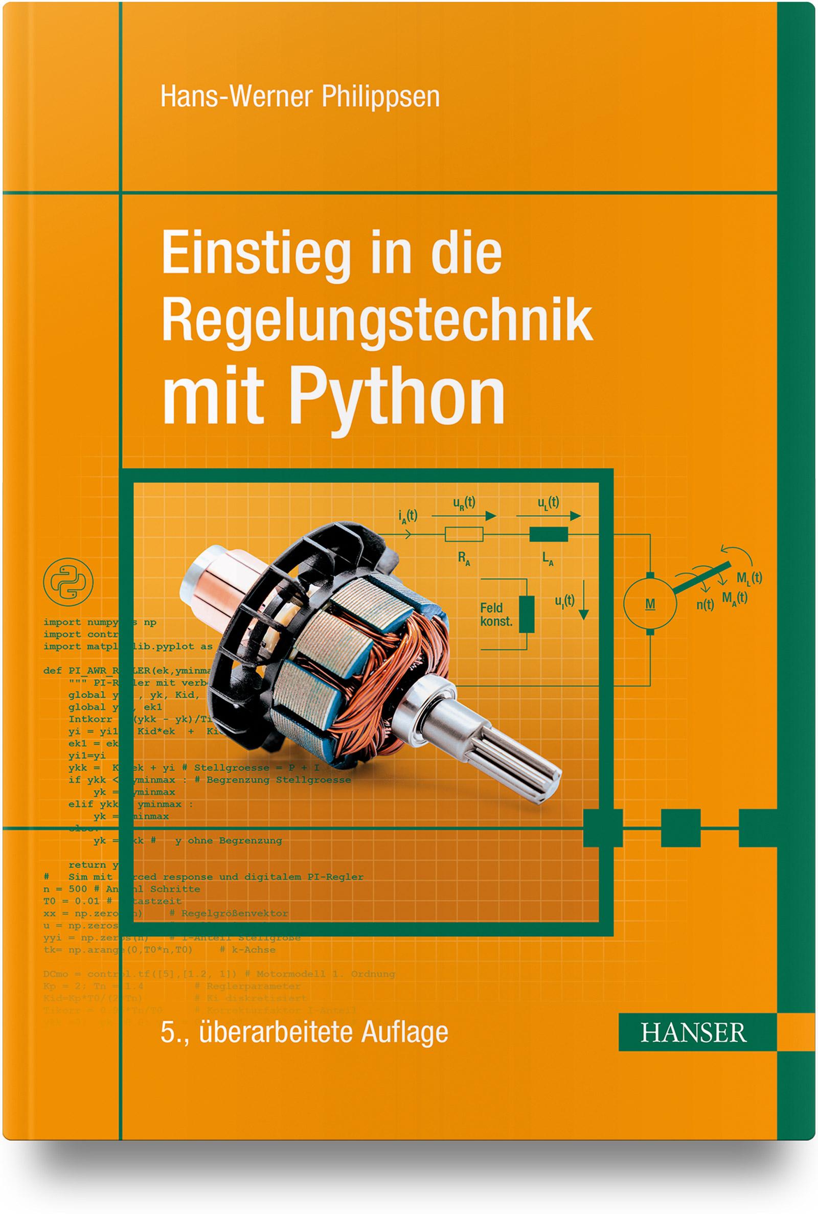 Vorderes Coverbild Einstieg in die Regelungstechnik mit Python
