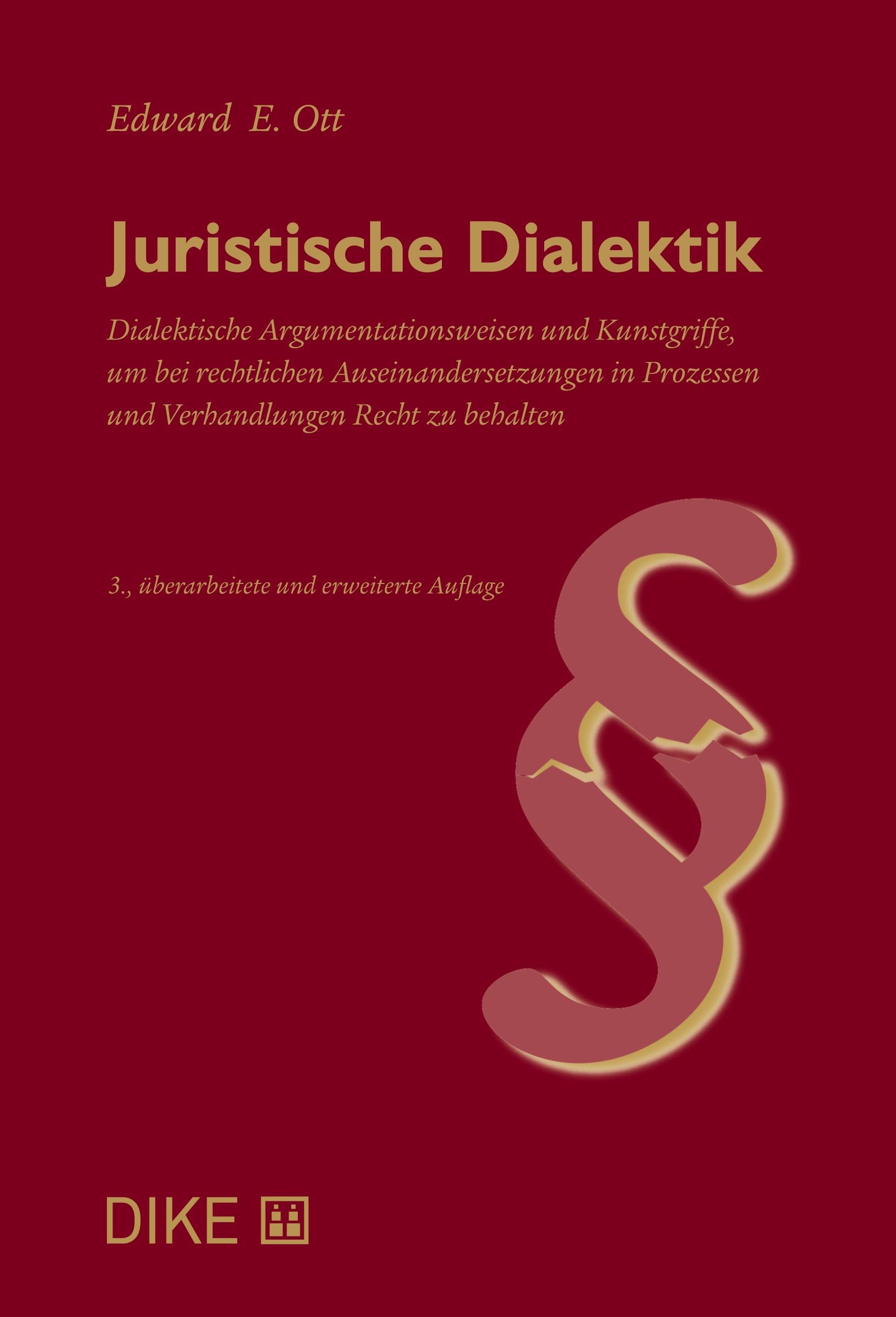 Vorderes Coverbild Juristische Dialektik