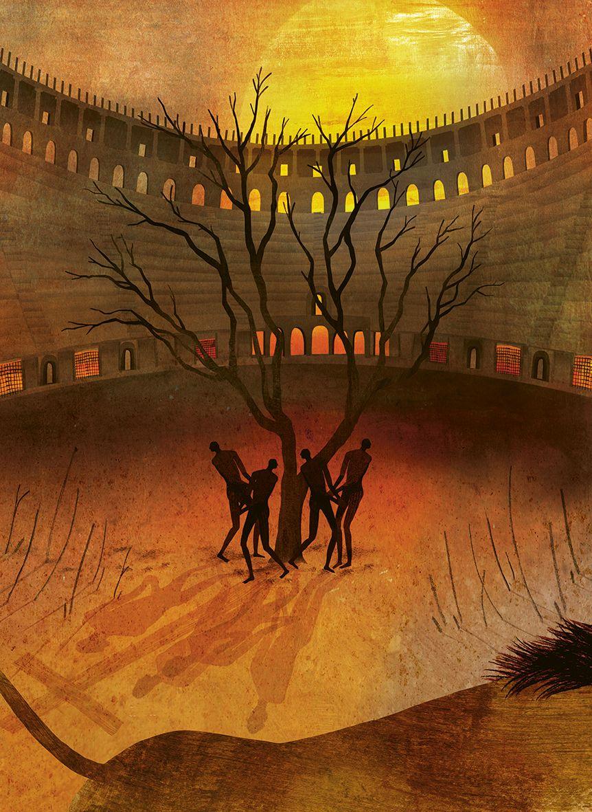 Beispielinhalt (Bild) Eine kleine Geschichte der Menschheit von Tieren erzählt