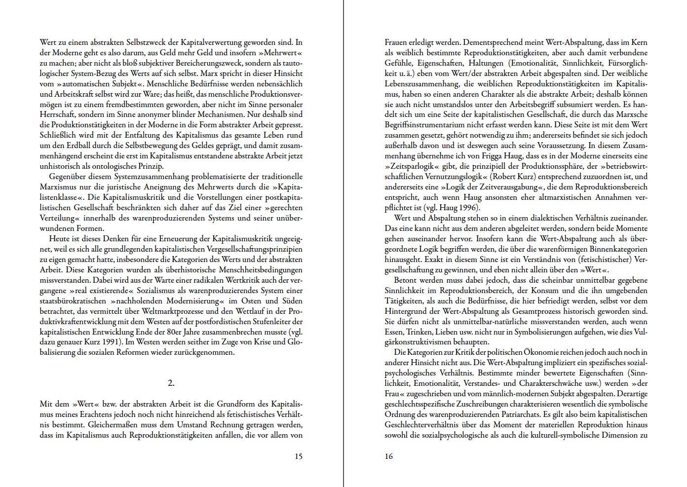 Beispielinhalt (Bild) Back to the roots?