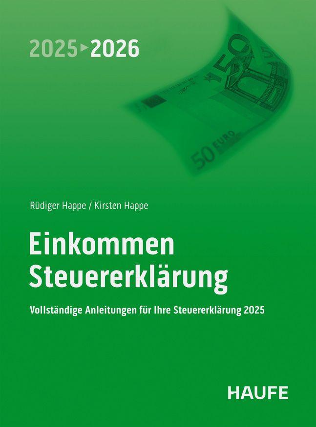 Vorderes Coverbild Einkommensteuererklärung 2025/2026