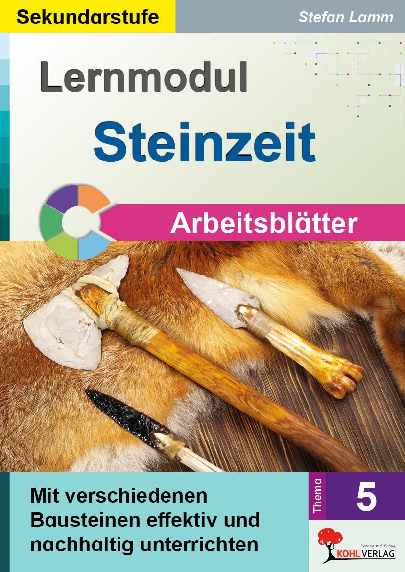 Vorderes Coverbild Lernmodul 5: STEINZEIT / Arbeitsblätter