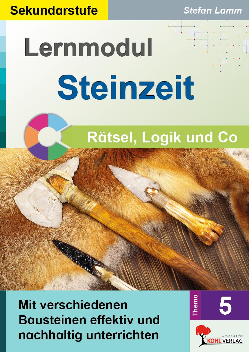 Vorderes Coverbild Lernmodul 5: STEINZEIT / Rätsel, Logik und Co