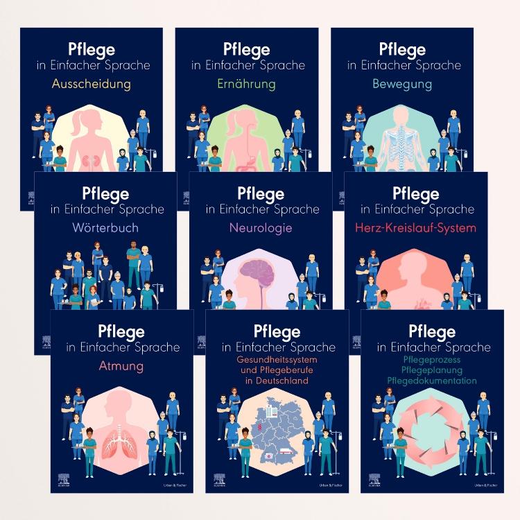 Vorderes Coverbild Lernpaket Pflege in Einfacher Sprache, 2. A.