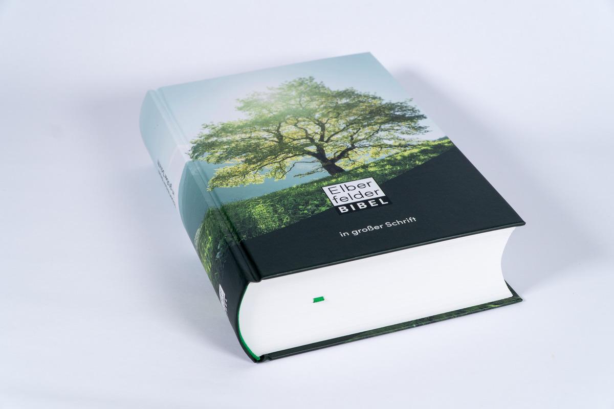 Beispielinhalt (Bild) Elberfelder Bibel in großer Schrift