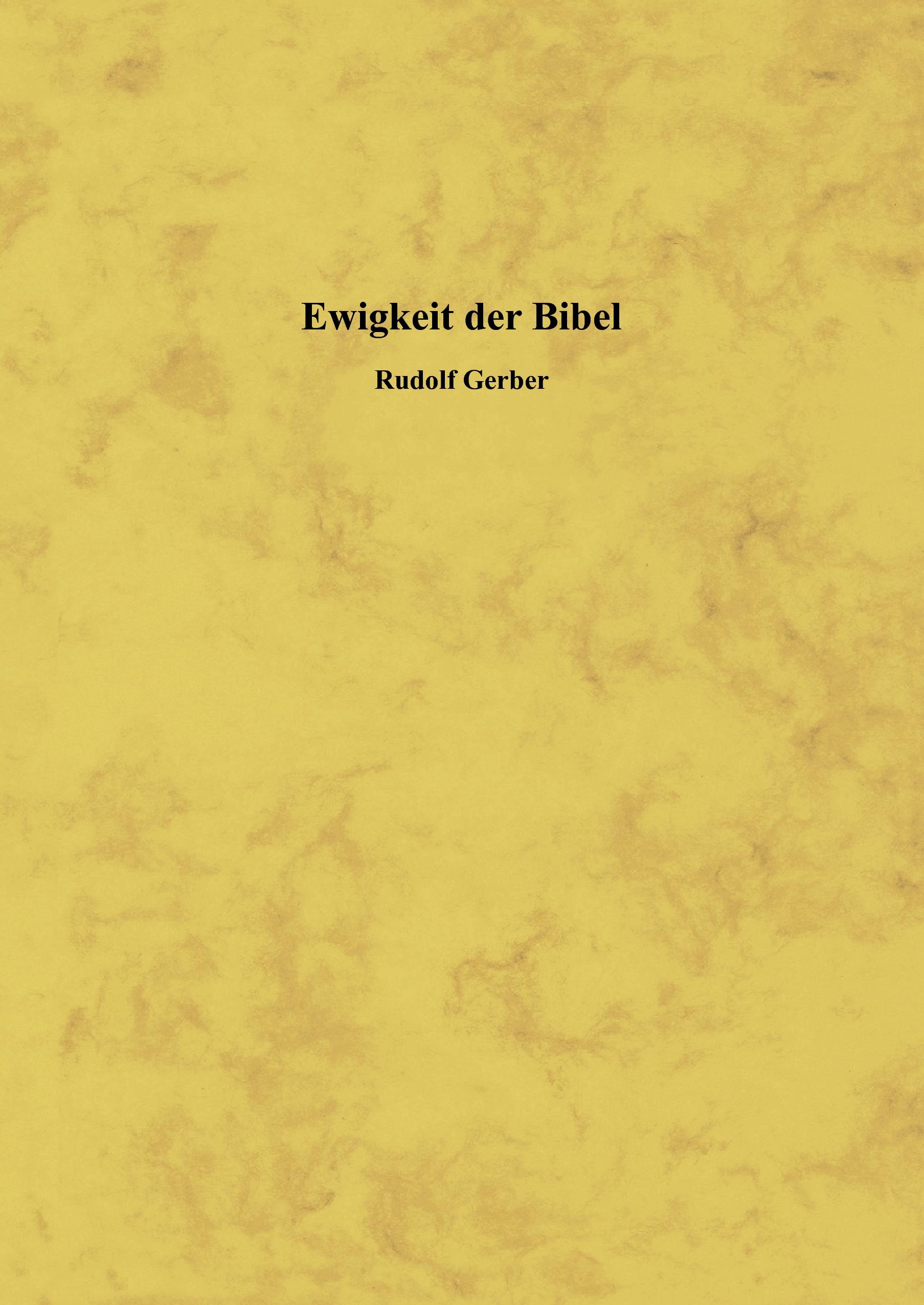 Vorderes Coverbild Ewigkeit der Bibel